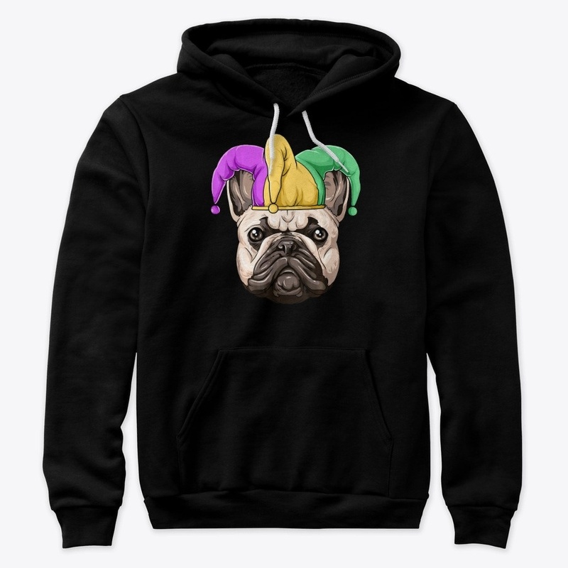 Mardi Gras French Bulldog Carnival Hat