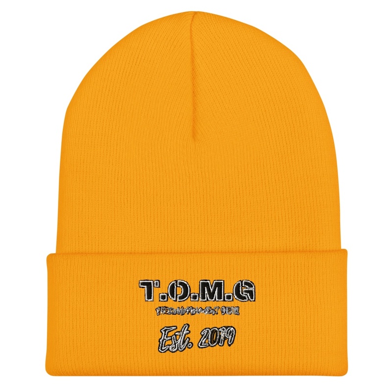 T.O.M.G Beanie (BLAXK LOGO)
