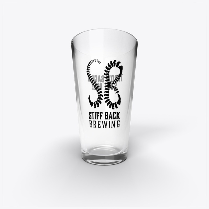 Stiff Back Pint Glass