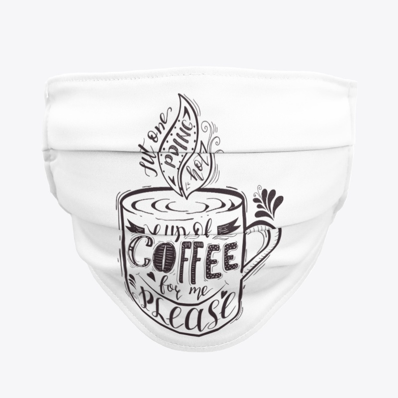 Hot Coffee Face Mask