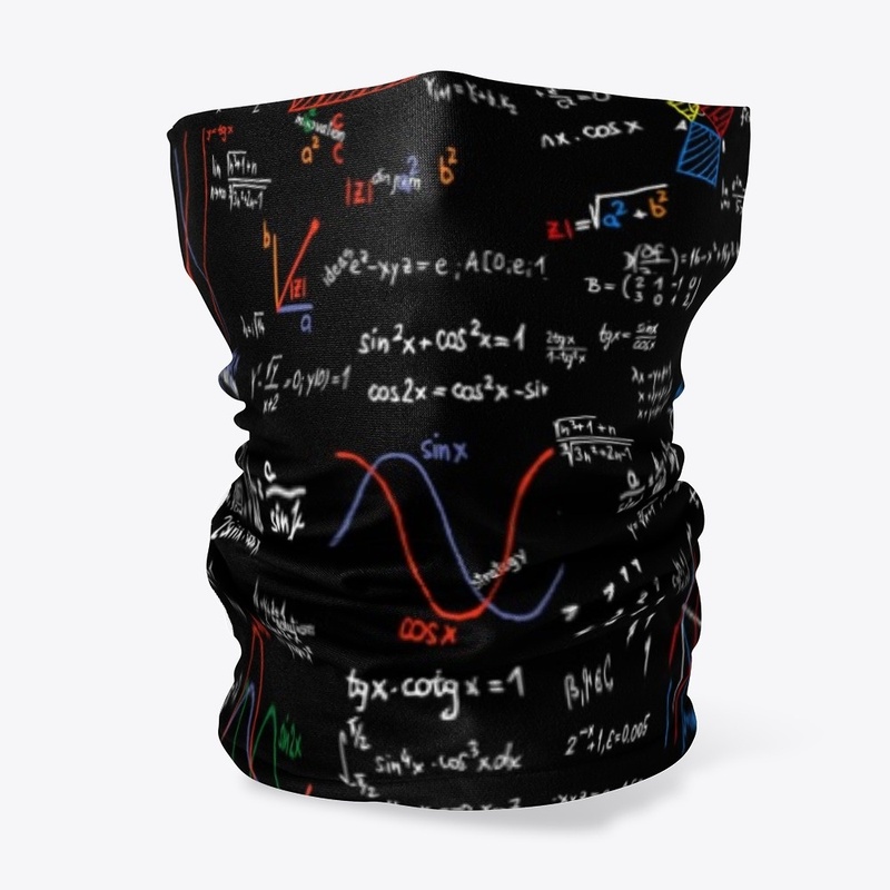 Math All-Over Print Neck Gaiter