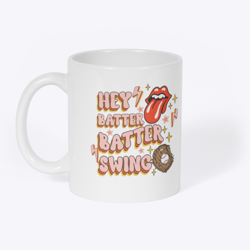 Retro hey batter batter swing