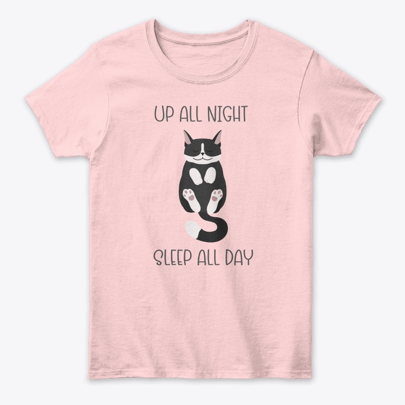 UP ALL NIGHT SLEEP ALL DAY - Sleepy Cat