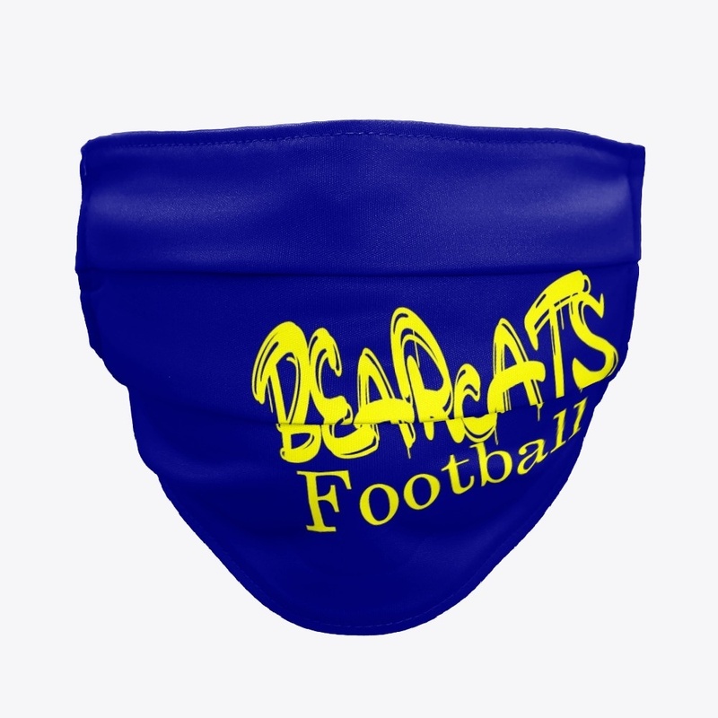 Bearcats Football Blue Mask