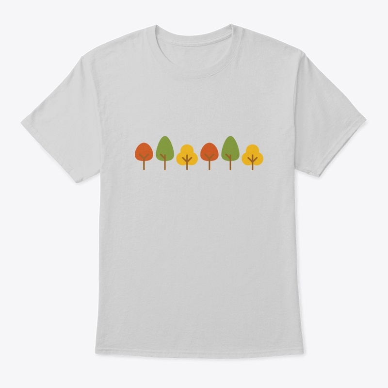 A row of trees, organic design