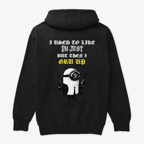 Finally Minions Merch Black T-Shirt Back