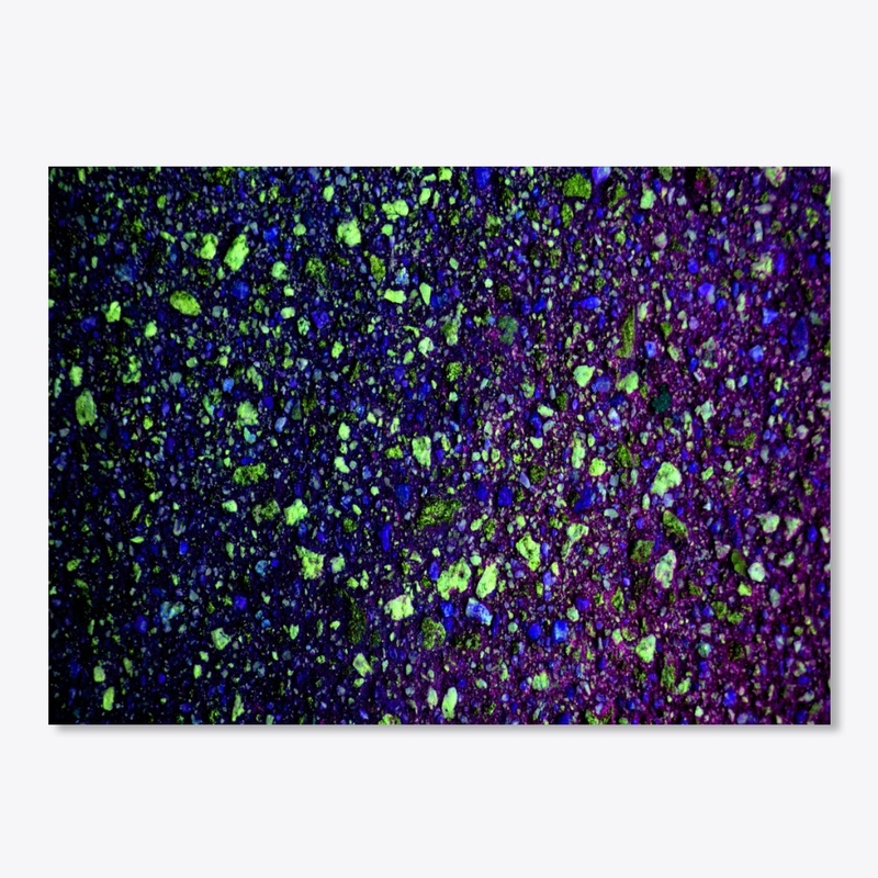 bright green purple blue 