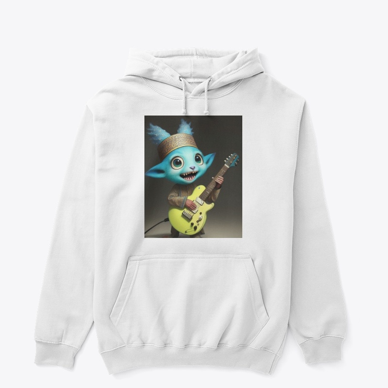 Really Cute Creature Jamming on Guitar