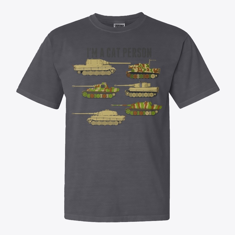 Im A Cat Person camo1 T-Shirt