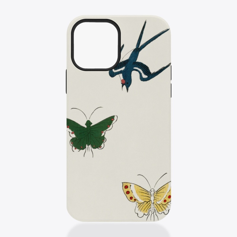 Swallow & Butterflies