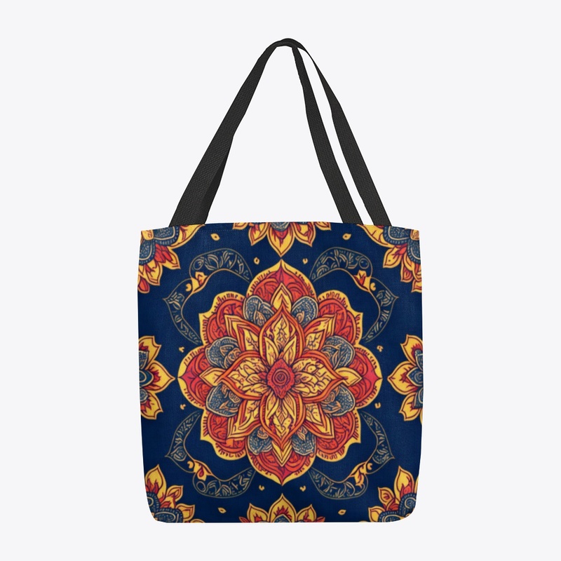 Yoga luxurious flower pattern