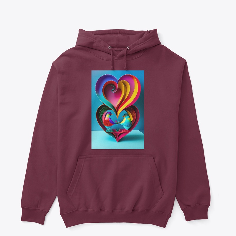 "Spread Love Chirping Lovebirds Tee"