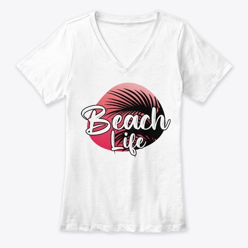 Beach life tee-shirt design