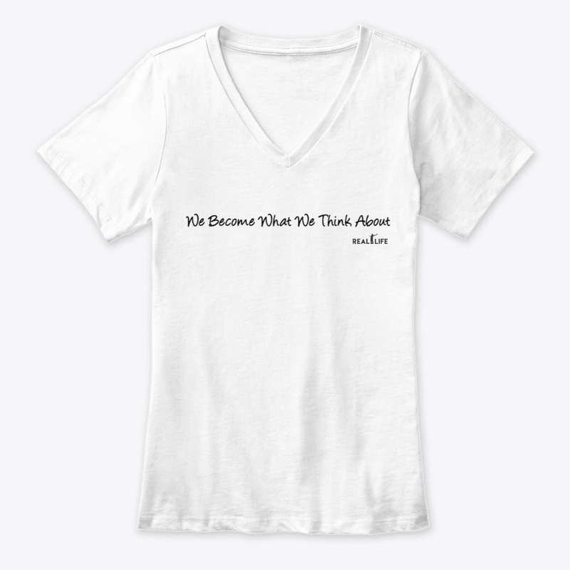 We Become What We Think About Black logo