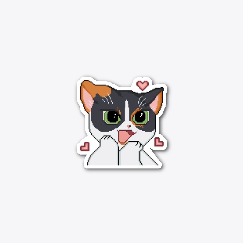 Patches - Pixelated - Die Cut Sticker
