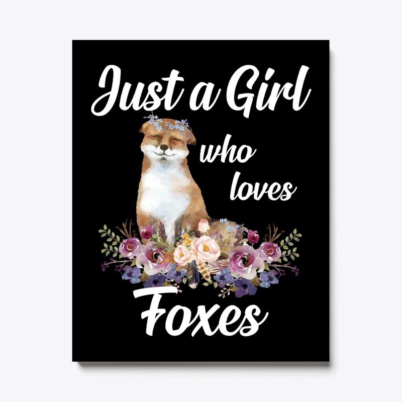 Girl Loves Foxes Flower Style