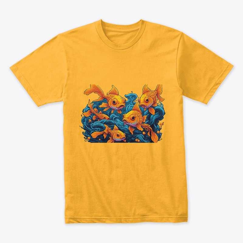 Orange Gold Fishes