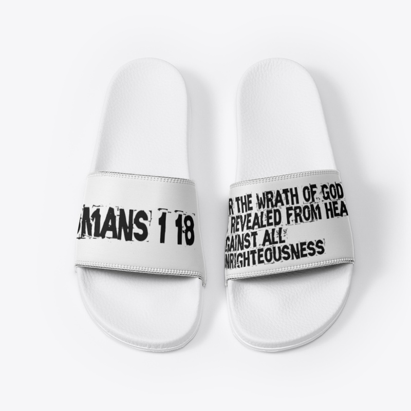 Slippers with Biblical Verse