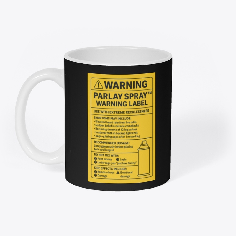PARLAY SPRAY WARNING LABEL