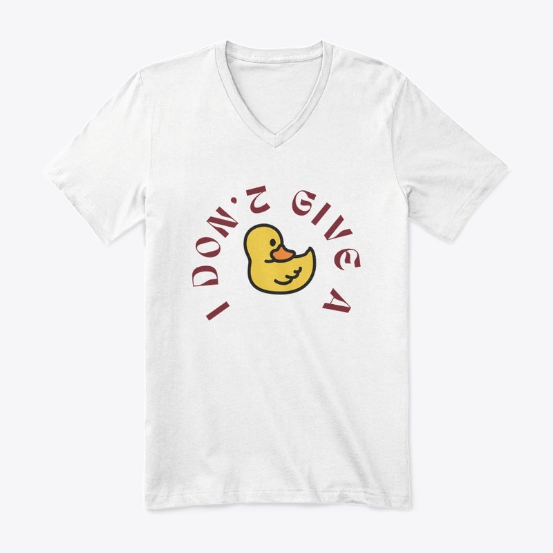funny t-shirt i don't give a duck