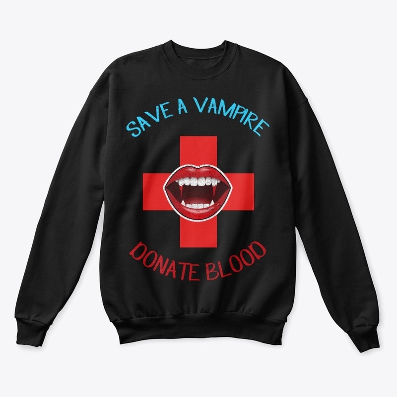 Gift shirt save a vampire donate blood