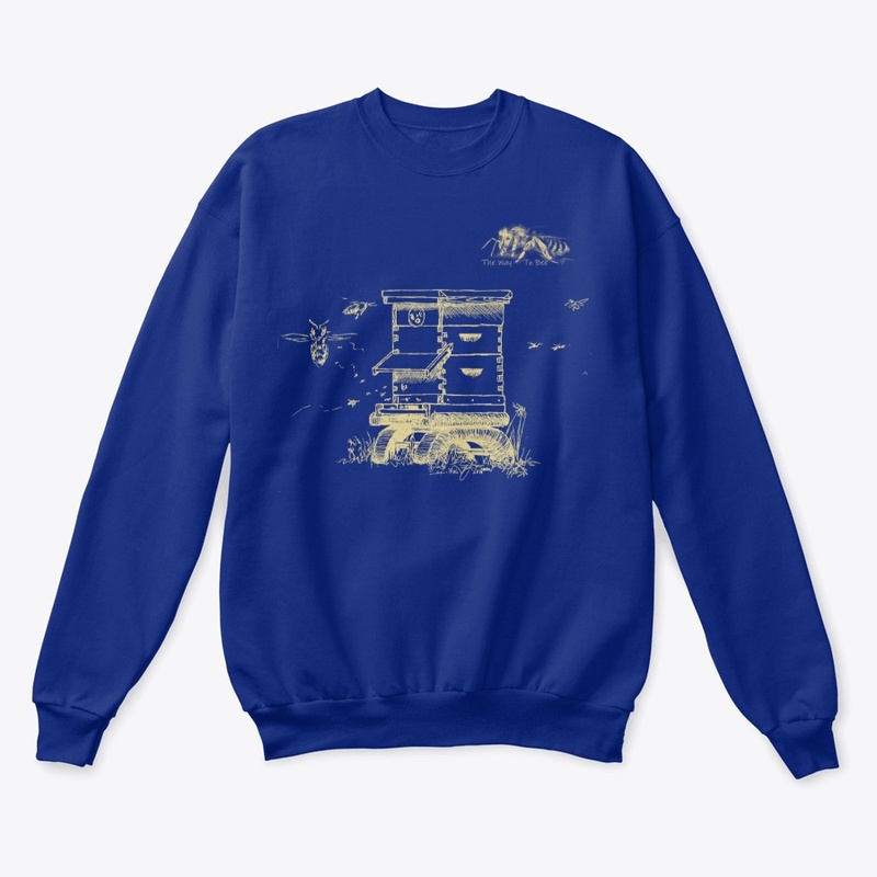 Honey Bee and Hive Sweatshirt
