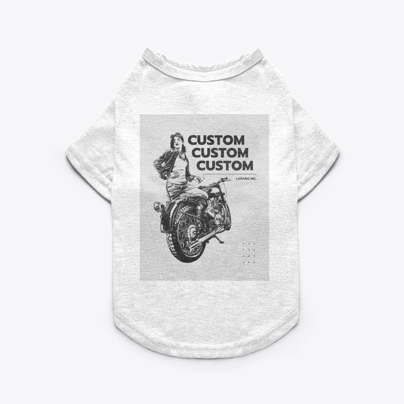 Customized for t-shirt motorcycle design