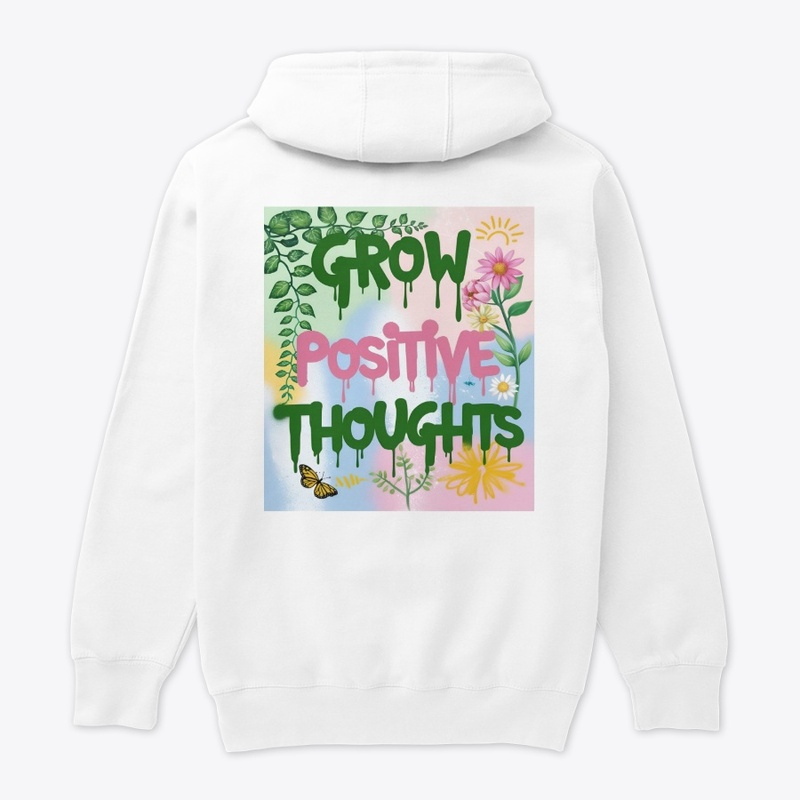 Grow Positive Thoughts  Graffiti Design