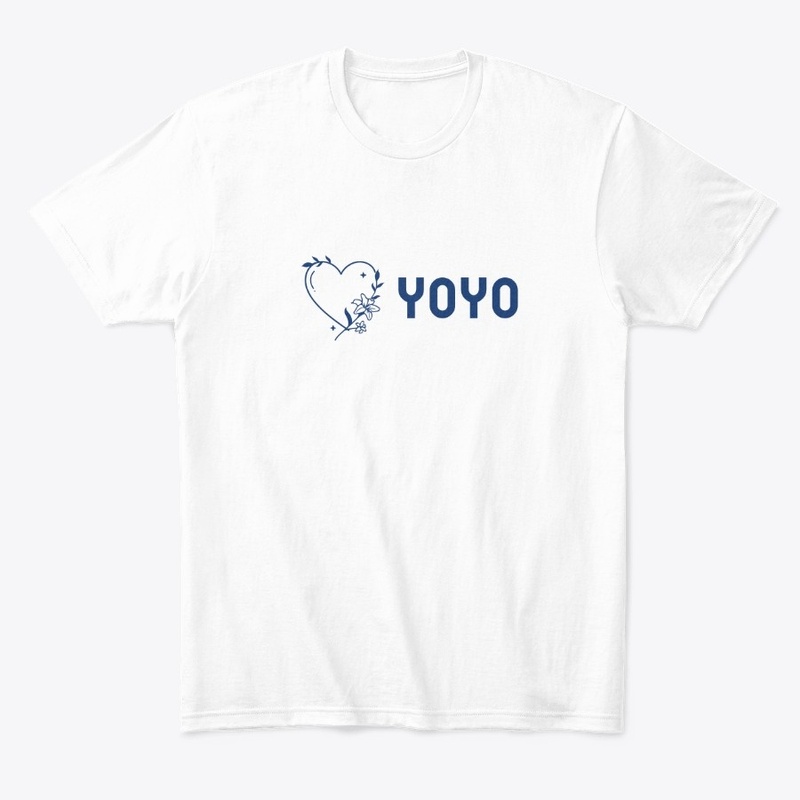 Tee Yoyo with love and flowers