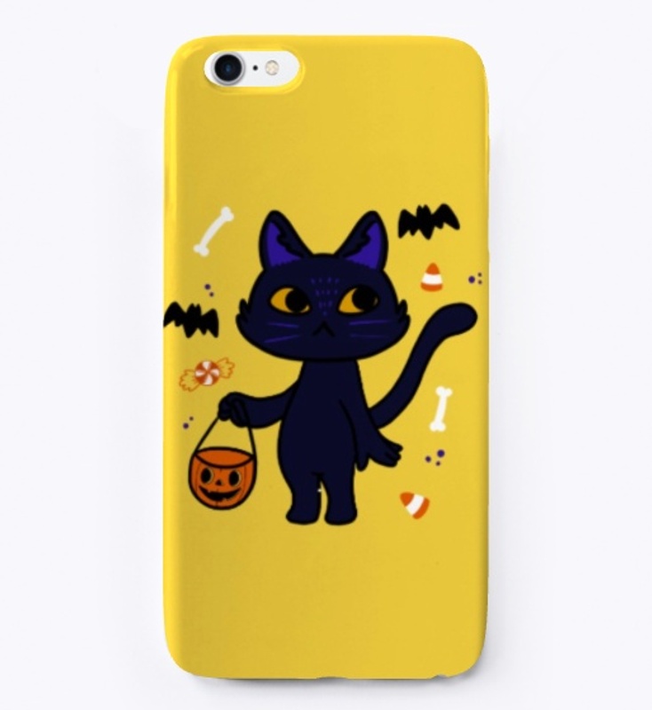 Simple Black Cat Trick or Treating 
