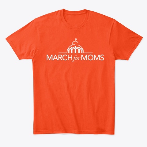 Unisex T Shirt Deep Orange  T-Shirt Front