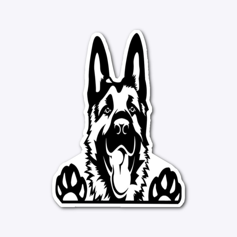German Shepherd Sticker 