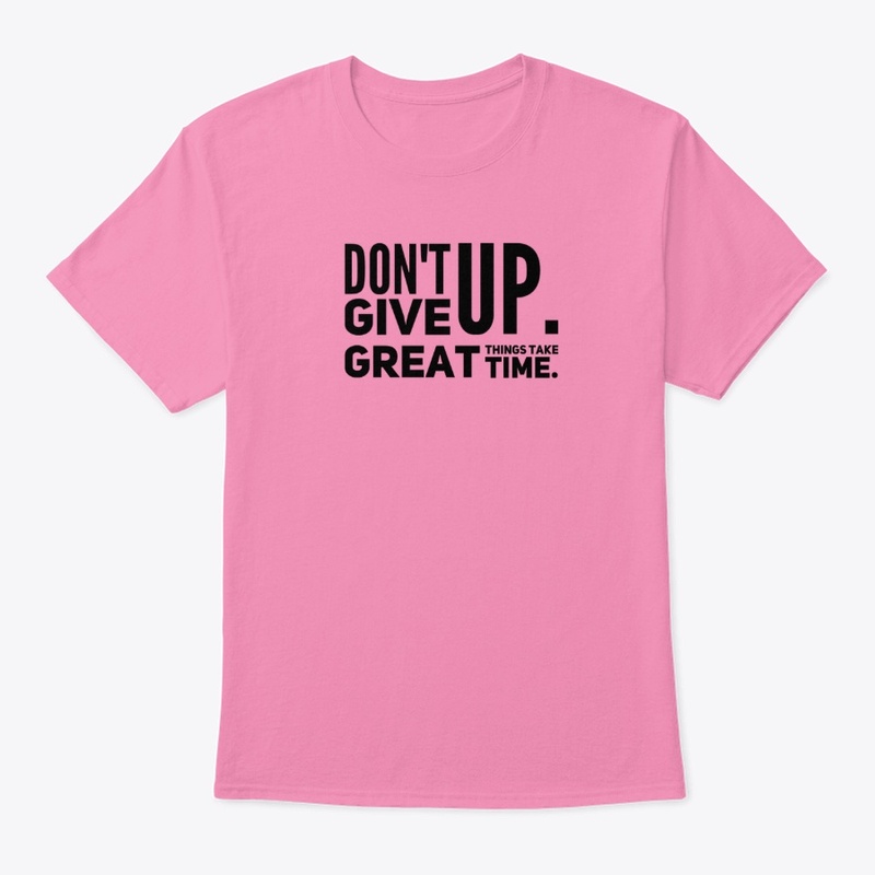 Don´t give up black text