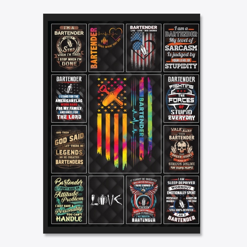 Awesome Bartender Collage Product