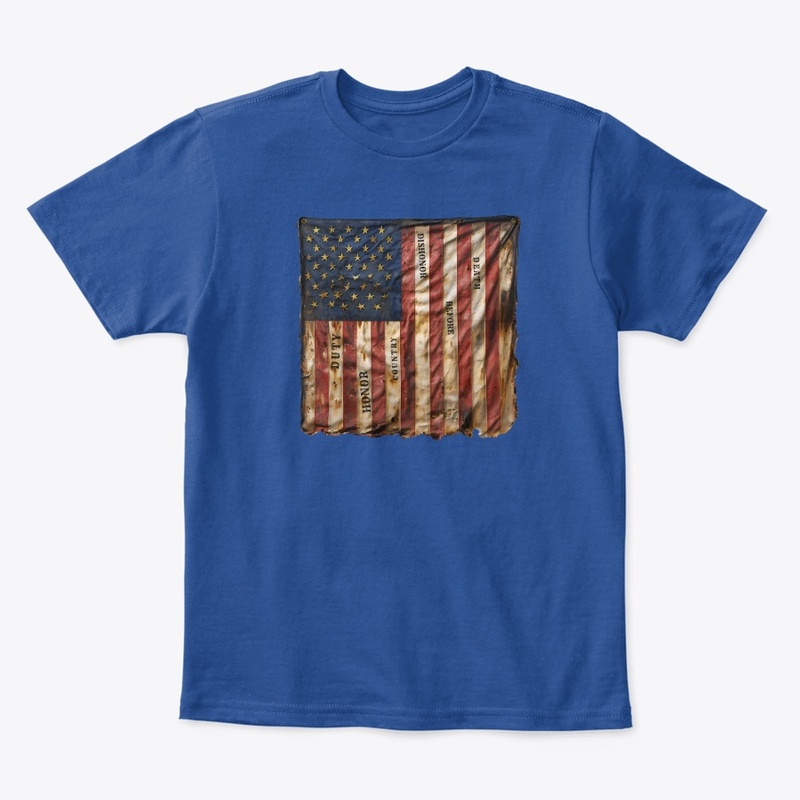 Duty Honor Country Flag - Kids Premium Tee