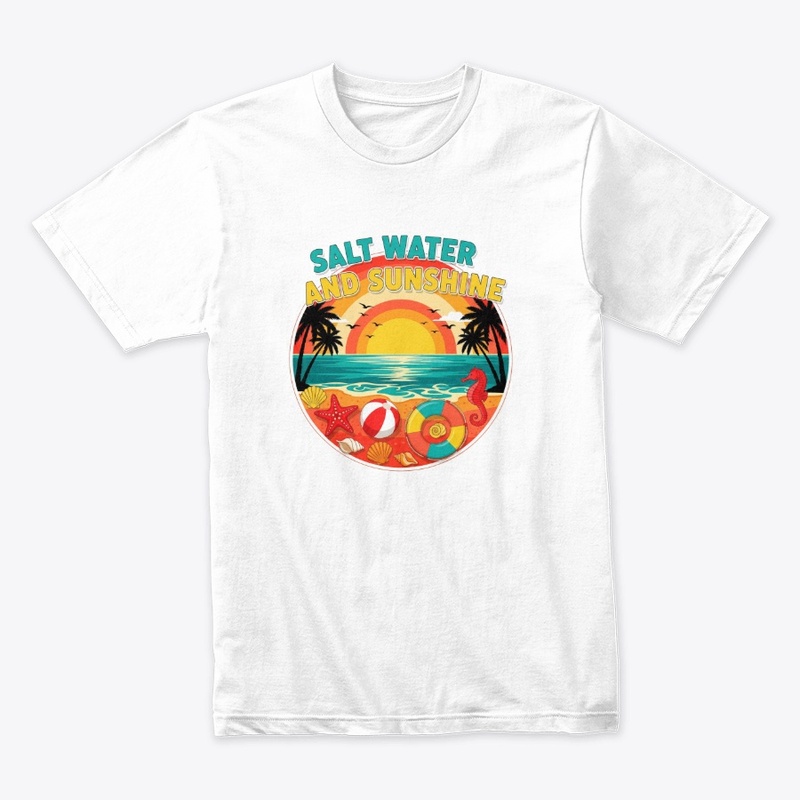 Salt Water and Sunshine Colorful Summer