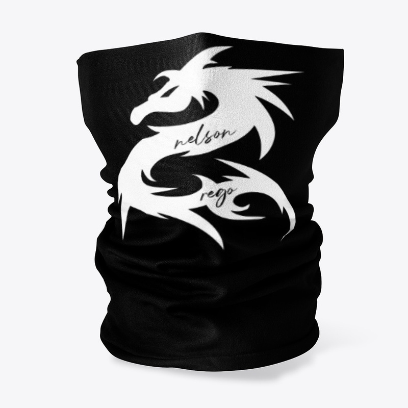 002W NELSON DRAGON LOGO - WHITE