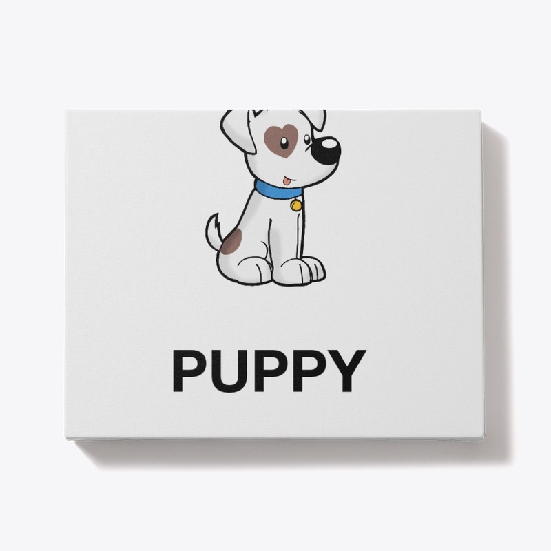 adorable cartoon puppy