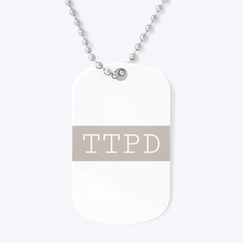 Ttpd vinyl sticker