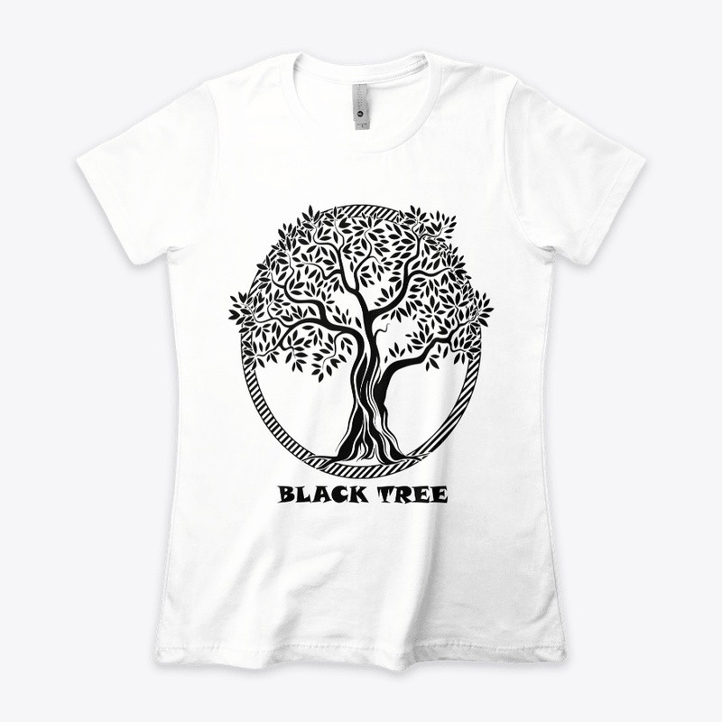 BLACK TREE WITH RECTANGLE