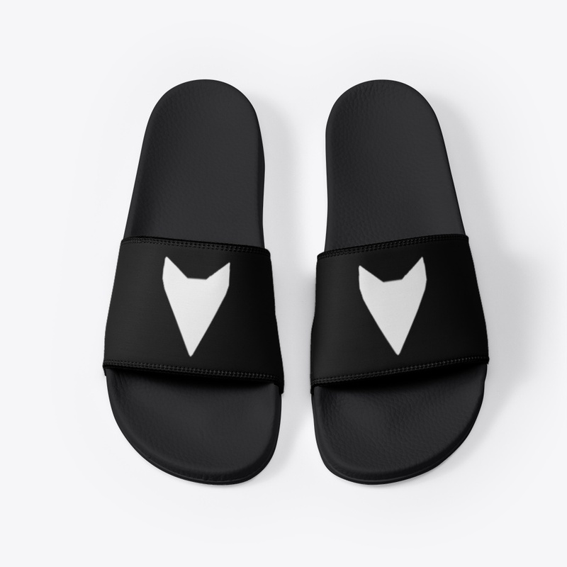 ALL BLACK SLIDES W/ JBDX LOGO