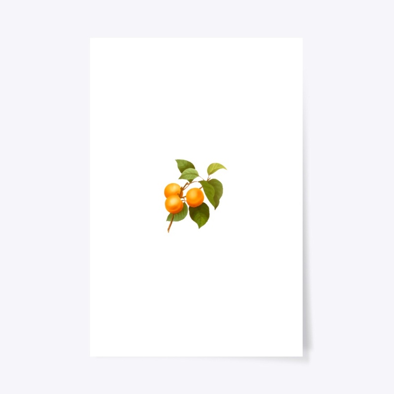Vintage apricot fruit
