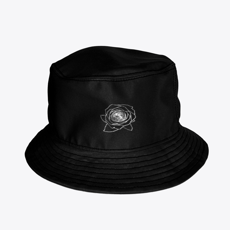 Simple Rose Hat (White outline)