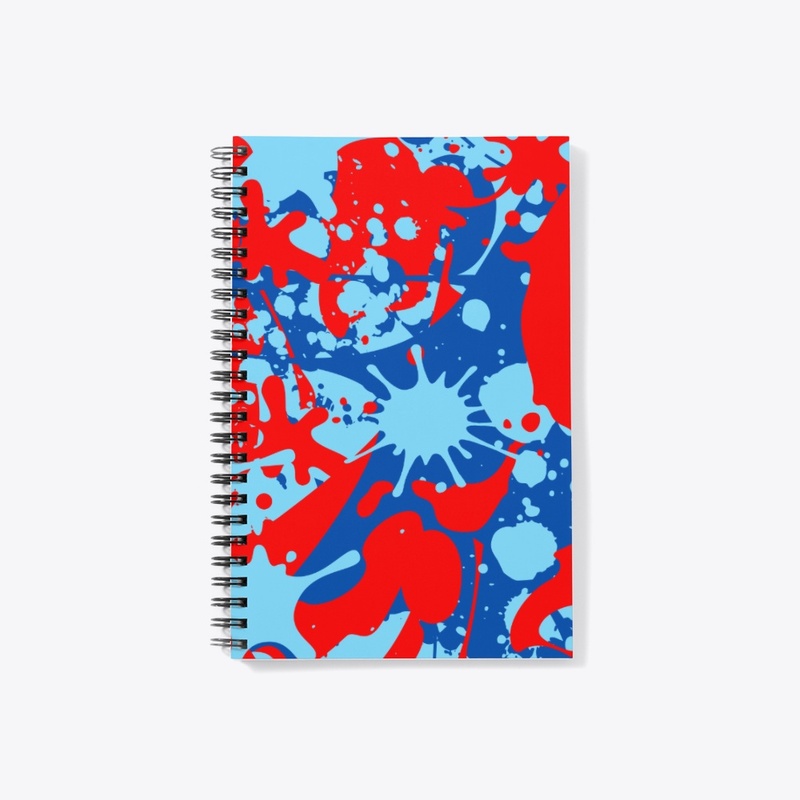 Splat in Red and Blue