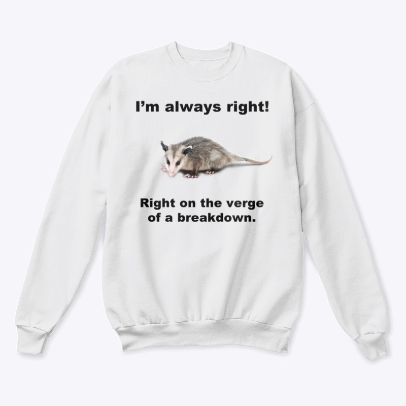 ALWAYS RIGHT! ᘛ⁐̤ᕐᐷ