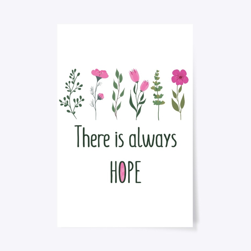 Pink Flowers Gives Hope
