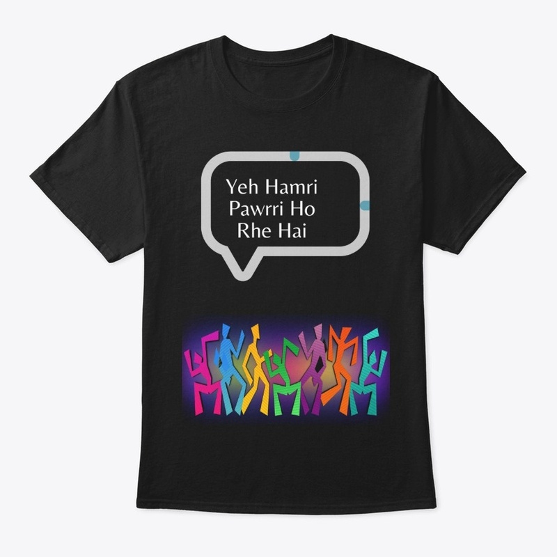 Pawrii Ho Rhe Hai Black Uni Sex T-Shirt