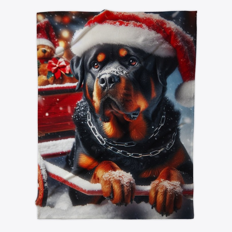 Rottweiler Santa