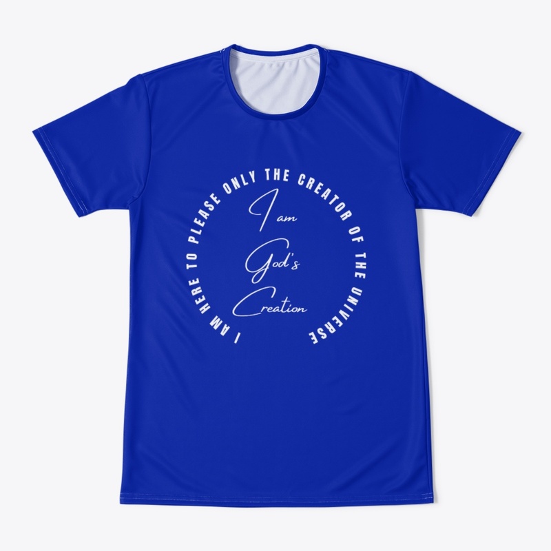 I am God's creation royal blue range