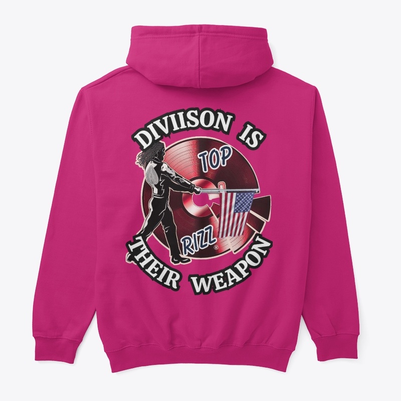 TOP RIZZ LOGO - DIVISION IS THEIR WEAPON